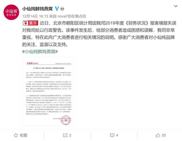 小仙炖瞒报超3000万亏损，燕窝是真养生还是智商税？